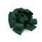 Satin flower head to sew-on, glue-on ø6.5 cm - Dark green (10 Pieces)