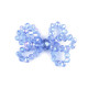 Bow made of glass beads, hand made - Grey (5 Pieces) Bow made of glass beads, hand made - Grey (5 Pieces)