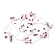 Wire twig with rhinestones, handmade - Crystal (10 Pieces) Wire twig with rhinestones, handmade - Crystal (10 Pieces)