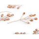 Wire twig with rhinestones, handmade - Crystal (10 Pieces) Wire twig with rhinestones, handmade - Crystal (10 Pieces)