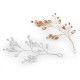 Wire twig with rhinestones, handmade - Gold (4 Pieces) Wire twig with rhinestones, handmade - Gold (4 Pieces)