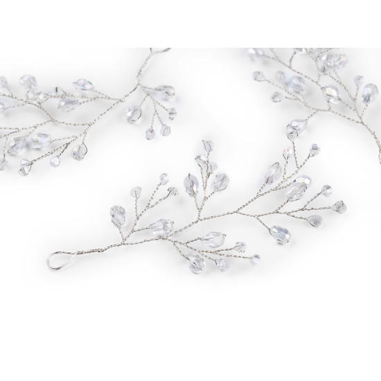 Wire twig with rhinestones, handmade - Gold (4 Pieces) Wire twig with rhinestones, handmade - Gold (4 Pieces)