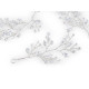 Wire twig with rhinestones, handmade - Gold (4 Pieces) Wire twig with rhinestones, handmade - Gold (4 Pieces)