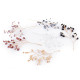 Wire twig with rhinestones, handmade - Gold (4 Pieces) Wire twig with rhinestones, handmade - Gold (4 Pieces)