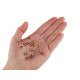 Wire twig with rhinestones, handmade - Gold (4 Pieces) Wire twig with rhinestones, handmade - Gold (4 Pieces)