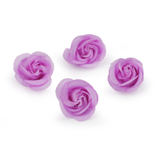 Artificial rose flower ø3 cm - Light pink (10 Pieces)