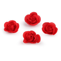 Sztuczny kwiat róża ø3 cm - Czerwony (10 Sztuki)