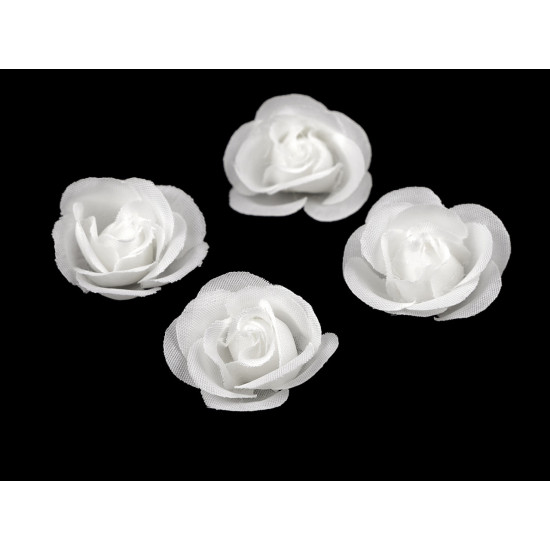 Artificial rose flower ø3 cm - Light pink (10 Pieces)