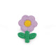Kwiatek haftowany 3,8x6 cm - Fiolet pastela (50 Sztuki) Kwiatek haftowany 3,8x6 cm - Fiolet pastela (50 Sztuki)