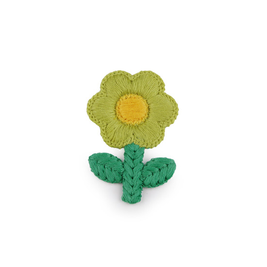 Kwiatek haftowany 3,8x6 cm - Fiolet pastela (50 Sztuki) Kwiatek haftowany 3,8x6 cm - Fiolet pastela (50 Sztuki)