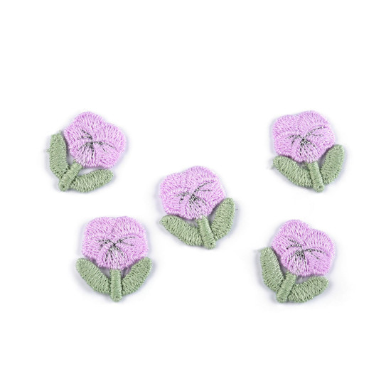 Kwiatek haftowany 2,1x2,5 cm - Biało-żółty (100 Sztuki) Kwiatek haftowany 2,1x2,5 cm - Biało-żółty (100 Sztuki)