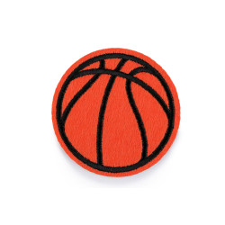 Trasferimento termoadesivo, motivo: basket - Arancione (10 Pezzi)