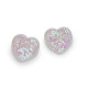 Iron-on patch with sequins, heart - Vintage pink (10 Pieces) Iron-on patch with sequins, heart - Vintage pink (10 Pieces)