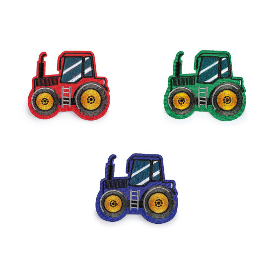 Naprasowanka traktor - Czerwony (10 Sztuki) Naprasowanka traktor - Czerwony (10 Sztuki)