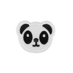 Vasalthaó varrható matrica – panda, elefánt, hernyó - Fehér-fekete (10 Darabok)