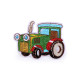 Patch thermocollant, tracteur, grue, voiture, tractopelle, camion de pompiers - Jaune (10 Pièces) Patch thermocollant, tracteur, grue, voiture, tractopelle, camion de pompiers - Jaune (10 Pièces)