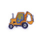 Patch thermocollant, tracteur, grue, voiture, tractopelle, camion de pompiers - Jaune (10 Pièces) Patch thermocollant, tracteur, grue, voiture, tractopelle, camion de pompiers - Jaune (10 Pièces)