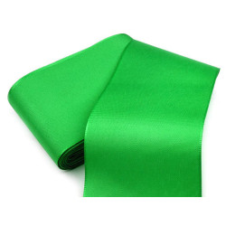 Wstążka taftowa szerokość 72mm - Zielony irlandzki (10 Metry)