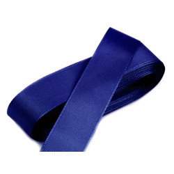 Taffeta ribbon width 25mm - Blue sapphire (10 Meters)