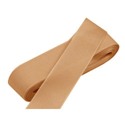 Taffeta ribbon width 25mm - Dark golden (10 Meters)