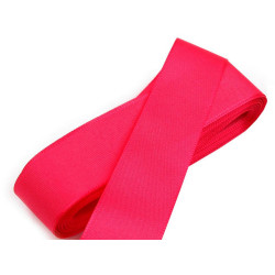 Taffeta ribbon width 25mm - Flashy pink (10 Meters)