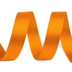 Allasová stuha obojlíca šírka 15 mm - Oranžová (100 Metre)