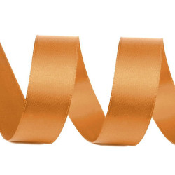 Atlaszszalag kétoldalas szélessége  24 mm - Arany (100 Méterek)