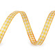 Ruban à carreaux, largeur 6 mm - Jaune d'œuf (20 Mètres) Ruban à carreaux, largeur 6 mm - Jaune d'œuf (20 Mètres)