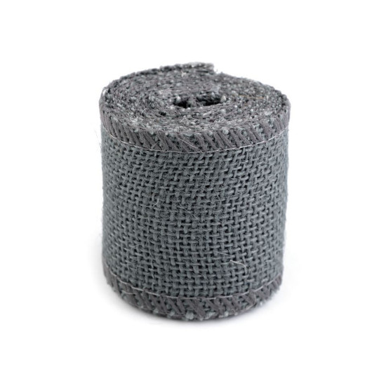Wstążka jutowa naturalna szerokość 60 mm - Ciemnybrązowy (4 Sztuki) Wstążka jutowa naturalna szerokość 60 mm - Ciemnybrązowy (4 Sztuki)
