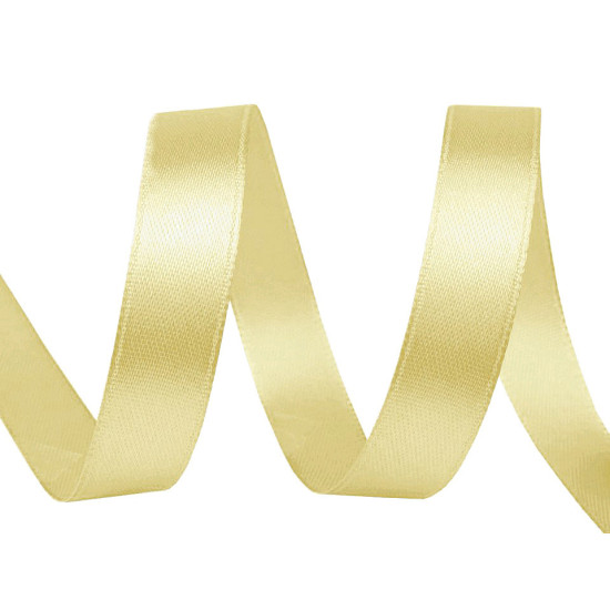 Panglică satin, lățime 10 mm - Galben narcisă (1 Metru) Panglică satin, lățime 10 mm - Galben narcisă (1 Metru)