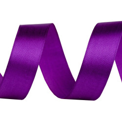 Satin ribbon width 20 mm - Purple geber (1 Meter)