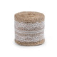 Ruban de jute avec dentelle, largeur 50 mm, 60 mm - Ecru natural (4 Pièces) Ruban de jute avec dentelle, largeur 50 mm, 60 mm - Ecru natural (4 Pièces)