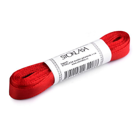 Atlasová stuha zväzky po 5 m šírka 10 mm - Ruby (5 Metre) Atlasová stuha zväzky po 5 m šírka 10 mm - Ruby (5 Metre)