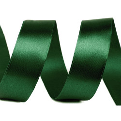 Satin ribbon packs per 5 m width 20 mm - Dark green (100 Meters)