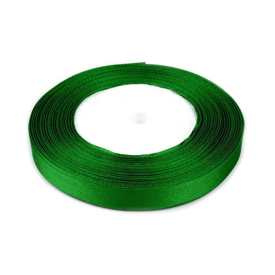 Atlasová stuha šírka 12 mm - Červená tm. (1 Meter) Atlasová stuha šírka 12 mm - Červená tm. (1 Meter)