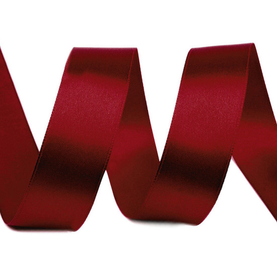 Satin ribbon width 25 mm - Red (1 Meter) Satin ribbon width 25 mm - Red (1 Meter)
