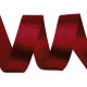 Satin ribbon width 25 mm - Red (1 Meter) Satin ribbon width 25 mm - Red (1 Meter)