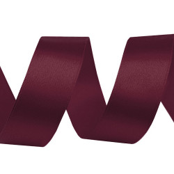 Panglică satin pol, lățime 30 mm - Bordo (135 Metri)