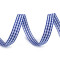 Check ribbon width 10 mm - Berlin blue (135 Meters)
