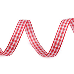 Check ribbon width 10 mm - Red (135 Meters)