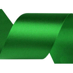 Paquets de ruban de satin par 5 m, largeur 40 mm - Fougère verte (100 Mètres)
