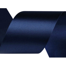 Paquets de ruban de satin par 5 m, largeur 40 mm - Bleu (100 Mètres)