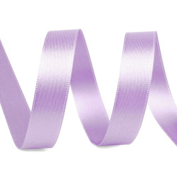 Double face satin ribbon packs per 5 m width 15 mm - Blackviolet lig. (100 Meters)