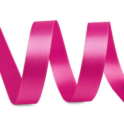 Double face satin ribbon packs per 5 m width 15 mm - Fuchsia (100 Meters)