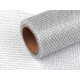 Wire mesh ribbon with lurex width 15 cm - Silver (45 Meters) Wire mesh ribbon with lurex width 15 cm - Silver (45 Meters)