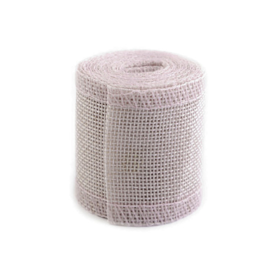 Imitation jute ribbon width 50 mm - Burlap (30 Pieces) Imitation jute ribbon width 50 mm - Burlap (30 Pieces)