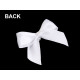Satin bow 30x35 mm with bead - Cream lightest (50 Pieces) Satin bow 30x35 mm with bead - Cream lightest (50 Pieces)