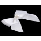 Satin bow 30x35 mm with bead - Cream lightest (50 Pieces) Satin bow 30x35 mm with bead - Cream lightest (50 Pieces)