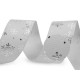 Wstążka rypsowa płatki śniegu szerokość 25 mm - Mysi (3 Metry) Wstążka rypsowa płatki śniegu szerokość 25 mm - Mysi (3 Metry)