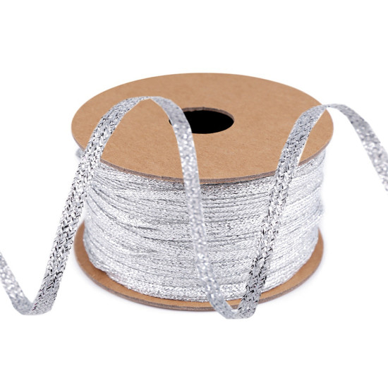 Christmas ribbon lurex / brocade, width 3 mm - Gold lt. (20 Meters) Christmas ribbon lurex / brocade, width 3 mm - Gold lt. (20 Meters)